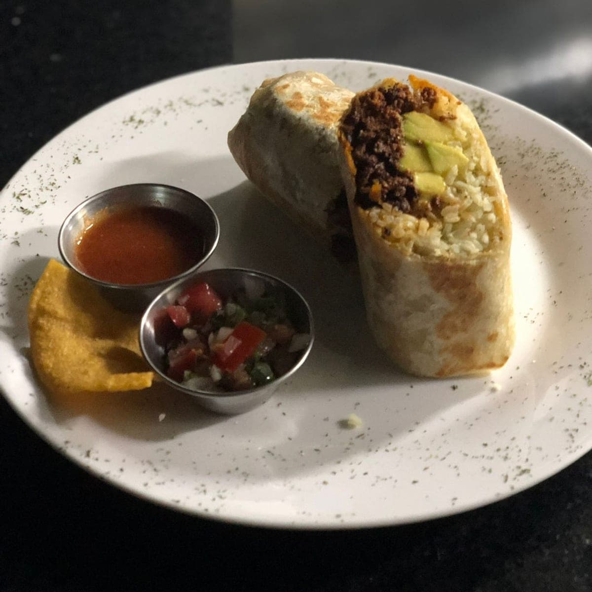 Burrito de carne asada